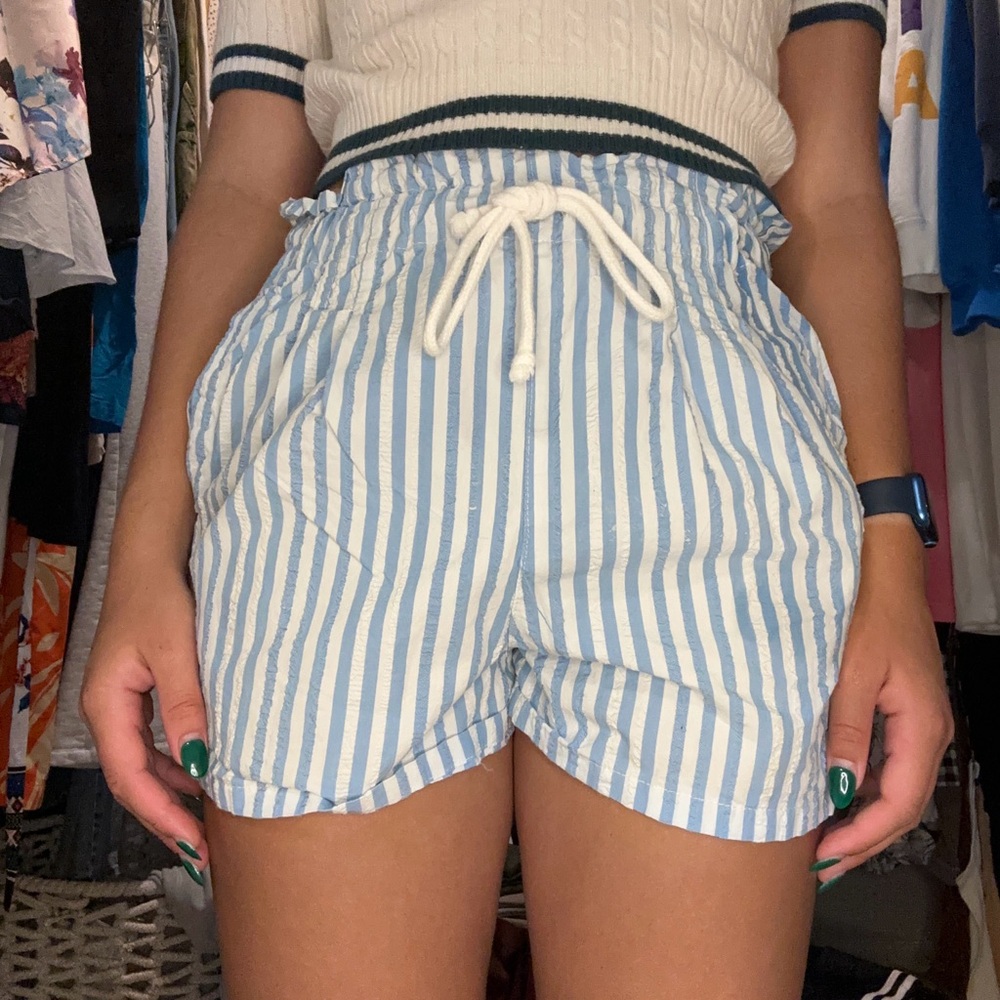 Wild Fable Gingham Shorts in Blue